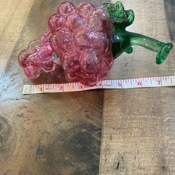 Murano Art Glass Purple Cased Grape - Picture 6 of 12
